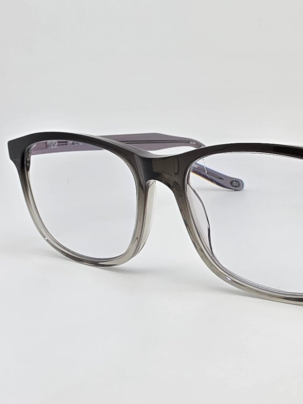 Muse 39-P9319 Smoke Grey to Crystal Fade Full Rim Eyeglasses Frame 55-17-140